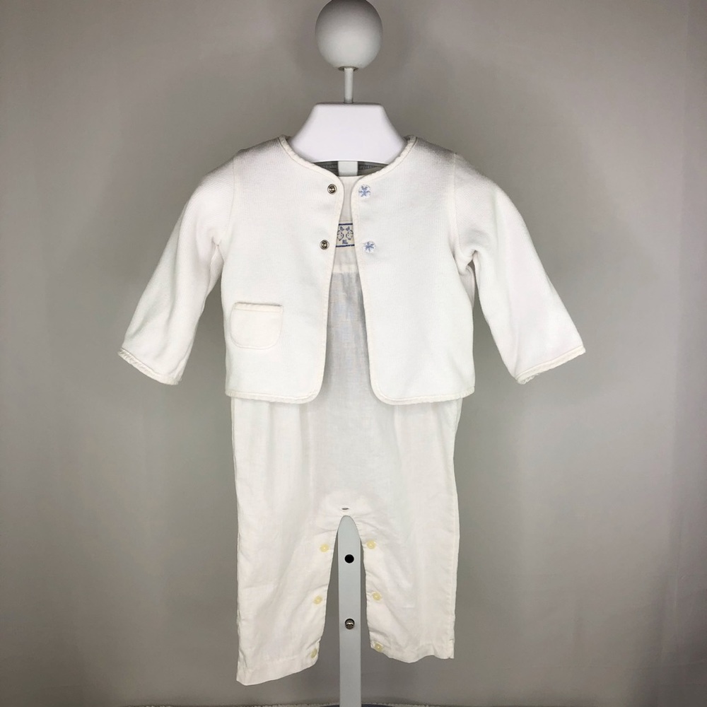 Ralph Lauren Romper & Jacket Outfit size 9 Months